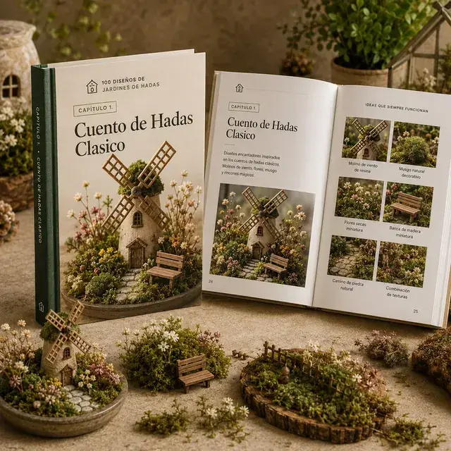 Vista previa de la categoría seleccionada del catálogo de jardines de hadas
